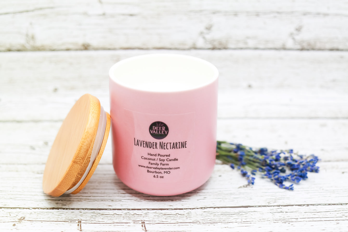 Candle- Nectarine Lavender